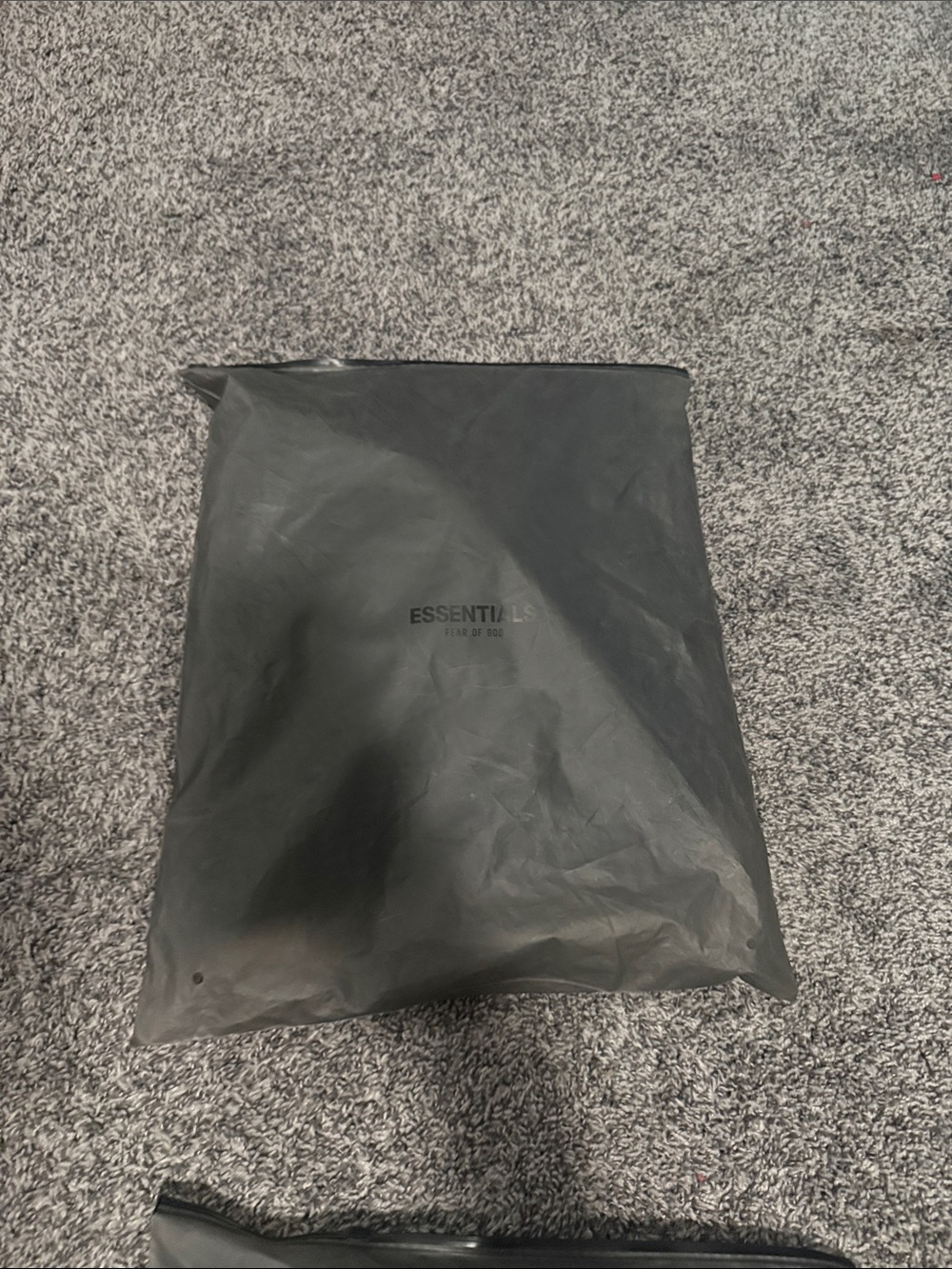 ESSENTIALS Black hoodie